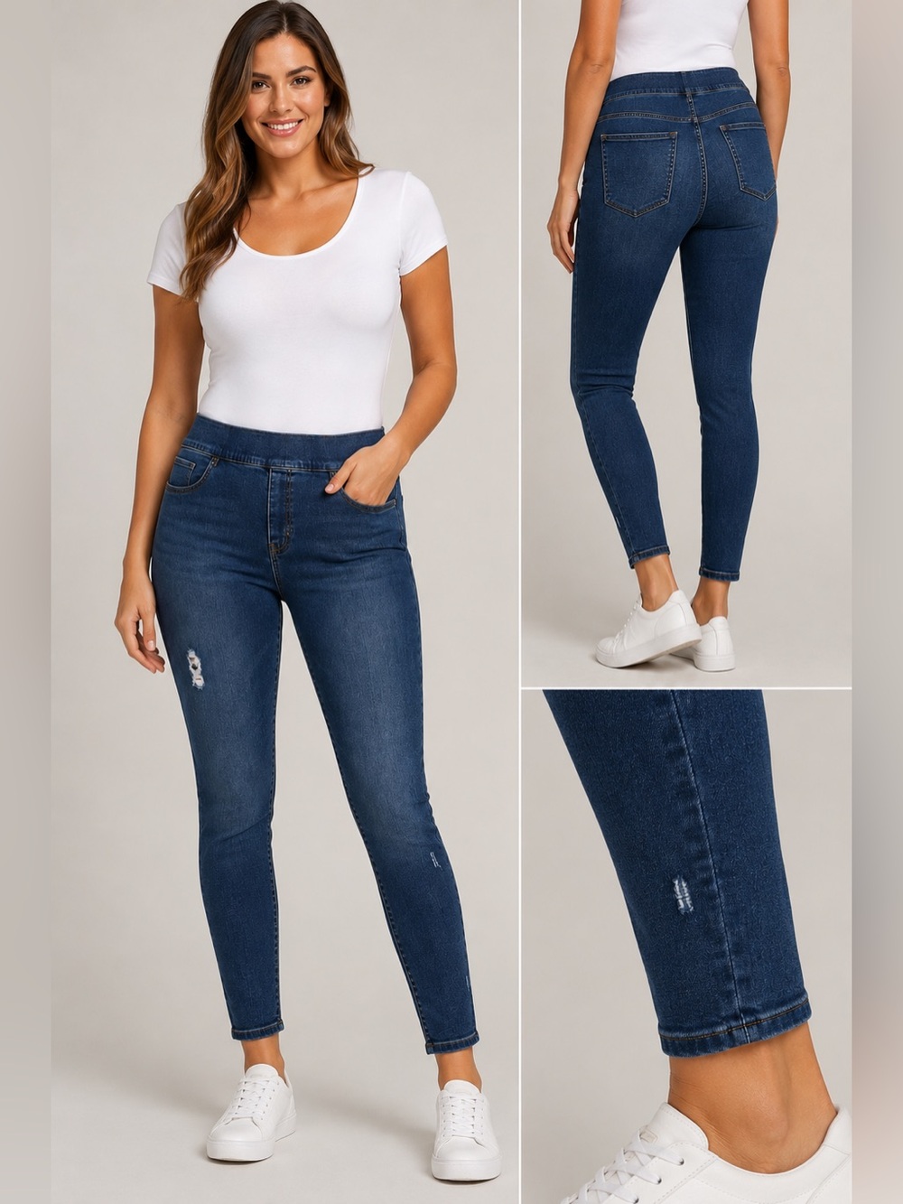 SPANX Skinny Pull On Jeans